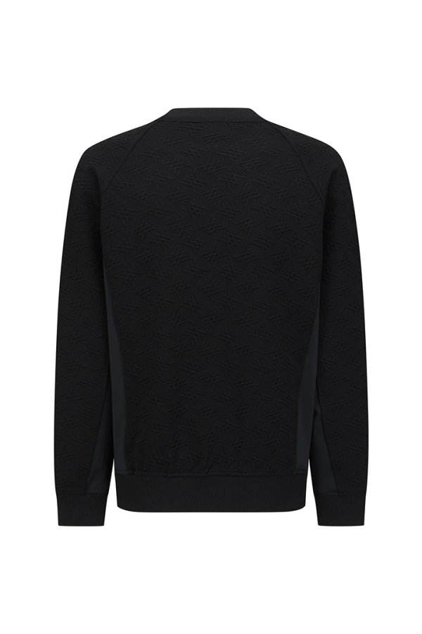 画像2: アニュー ゴルフ ANEW GOLF MEN FA LOGO PATTERN SWEATSHIRT{-BEA} (2)