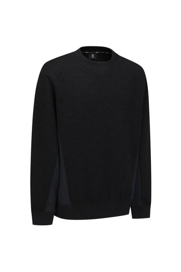 画像4: アニュー ゴルフ ANEW GOLF MEN FA LOGO PATTERN SWEATSHIRT{-BEA} (4)