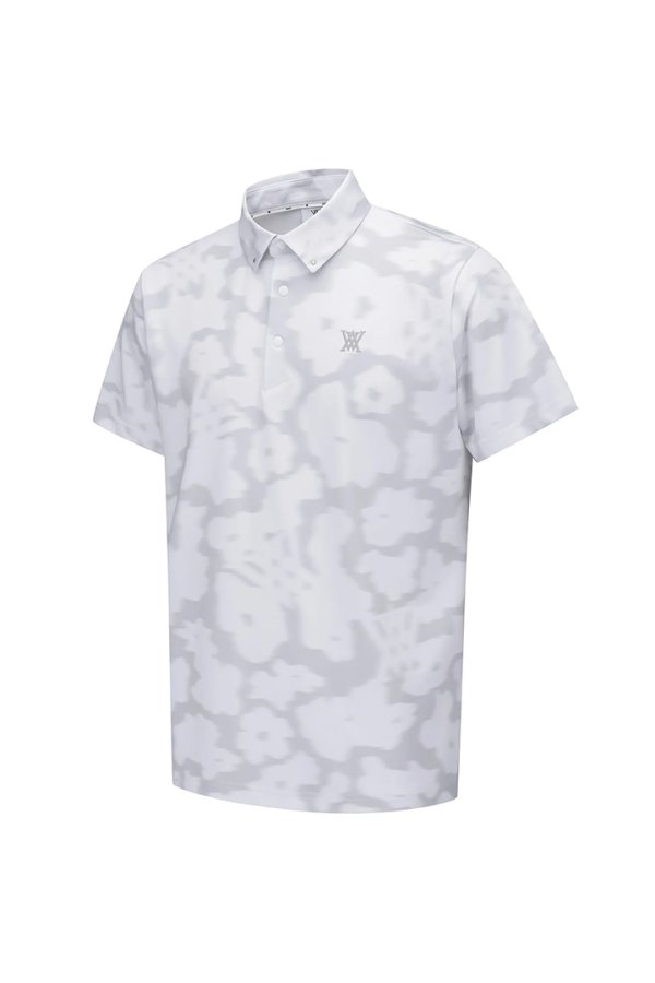 画像3: アニュー ゴルフ ANEW GOLF MEN FA FLOWER PATTERN SHORT T-SHIRT{-BFS} (3)
