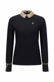 画像1: アニュー ゴルフ ANEW GOLF WOMEN FA BACK ZIP LONG T-SHIRT{-BEA} (1)