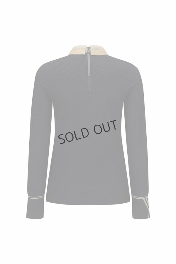 画像2: {SOLD}アニュー ゴルフ ANEW GOLF WOMEN FA BACK ZIP LONG T-SHIRT{-BEA} (2)