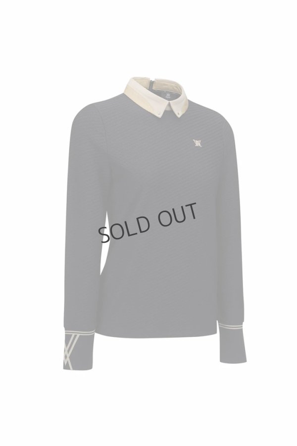 画像4: {SOLD}アニュー ゴルフ ANEW GOLF WOMEN FA BACK ZIP LONG T-SHIRT{-BEA} (4)