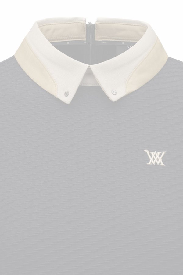 画像5:  {SOLD} アニュー ゴルフ ANEW GOLF WOMEN FA BACK ZIP LONG T-SHIRT{-BEA} (5)