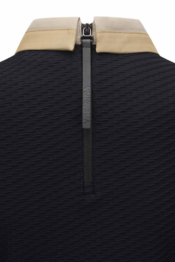 画像9: アニュー ゴルフ ANEW GOLF WOMEN FA BACK ZIP LONG T-SHIRT{-BEA} (9)