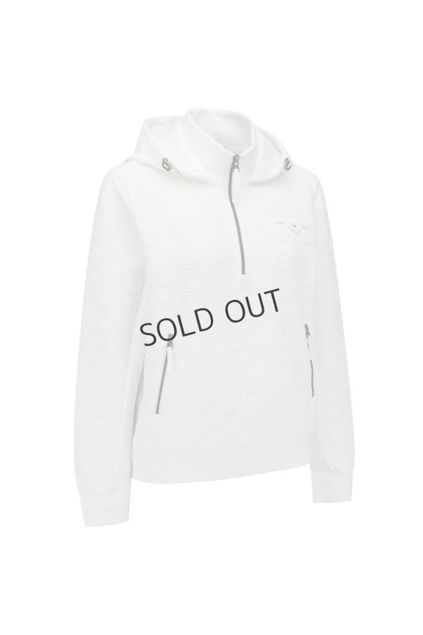 画像4: {SOLD}アニュー ゴルフ ANEW GOLF WOMEN FA HOODED SWEATSHIRT{-BEA} (4)