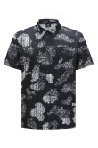 画像1: アニュー ゴルフ ANEW GOLF MEN SM WAVE PATTERN SHORT T-SHIRT{-BEA} (1)