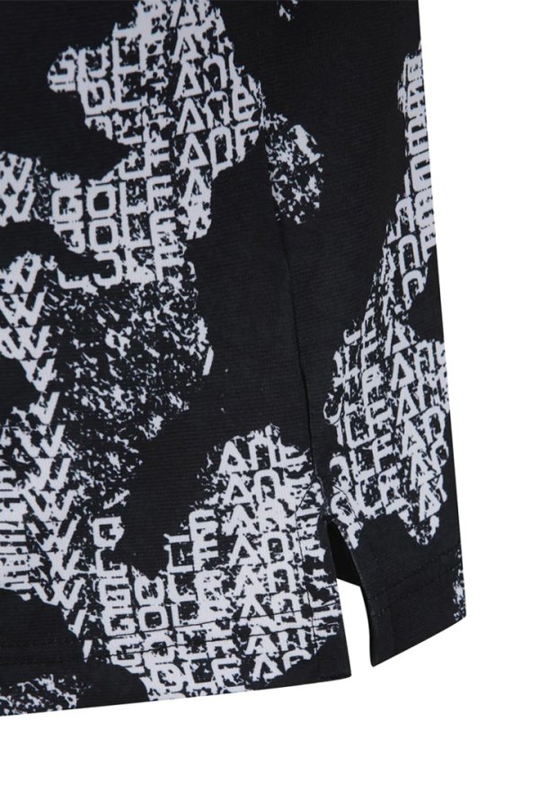 画像7: アニュー ゴルフ ANEW GOLF MEN SM WAVE PATTERN SHORT T-SHIRT{-BEA} (7)