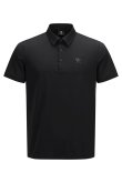 画像1: {SOLD}アニュー ゴルフ ANEW GOLF MEN SM BLACK FINISH SHORT T-SHIRT{-BEA} (1)
