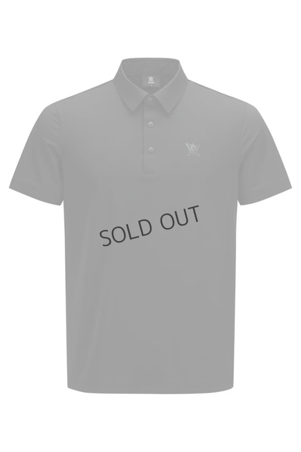 画像1: {SOLD}アニュー ゴルフ ANEW GOLF MEN SM BLACK FINISH SHORT T-SHIRT{-BEA} (1)