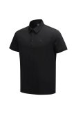 画像3: {SOLD}アニュー ゴルフ ANEW GOLF MEN SM BLACK FINISH SHORT T-SHIRT{-BEA} (3)