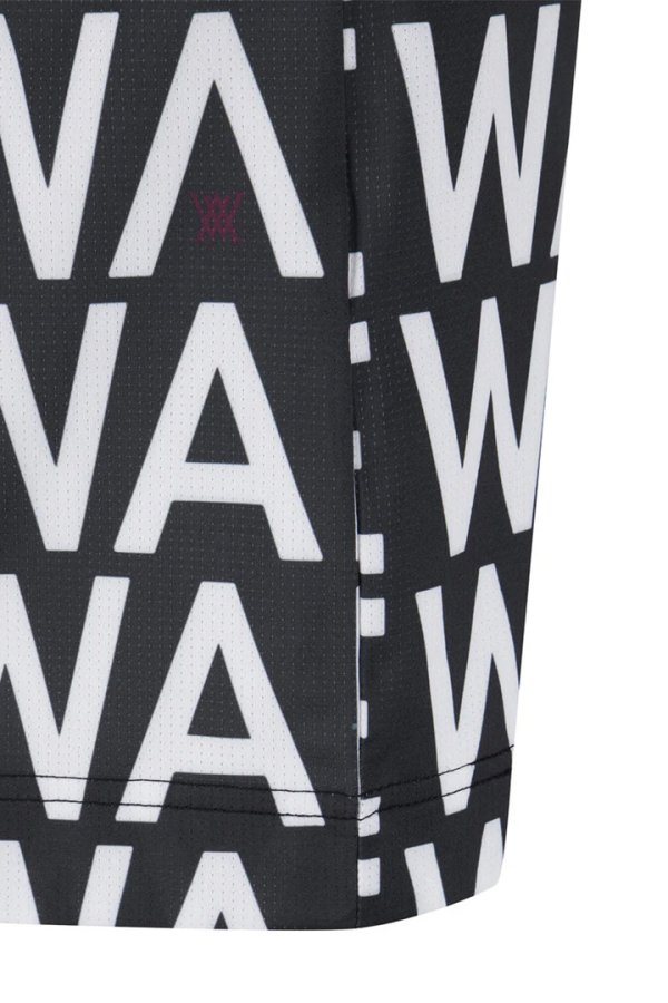 画像7: アニュー ゴルフ ANEW GOLF MEN SM LOGO PATTERN SHORT T-SHIRT{-BEA} (7)