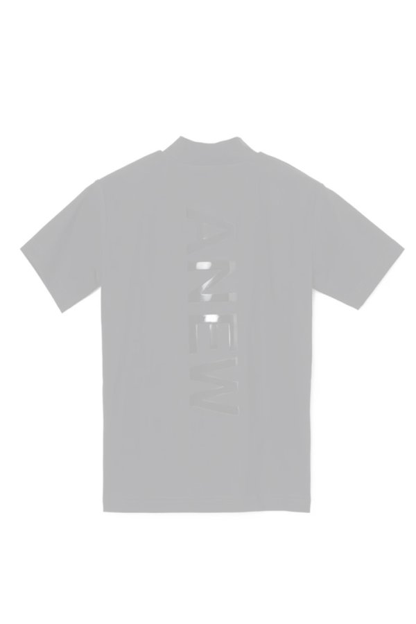 画像2:   アニュー ゴルフ ANEW GOLF WOMEN SHORT SLEEVE MOCK NECK SHIRT JAPAN LIMITED{-BFS} (2)