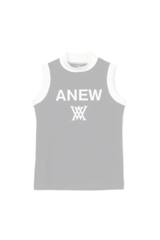 SOLD}アニュー ゴルフ ANEW GOLF WOMEN SLEEVELESS MOCK NECK SHIRT