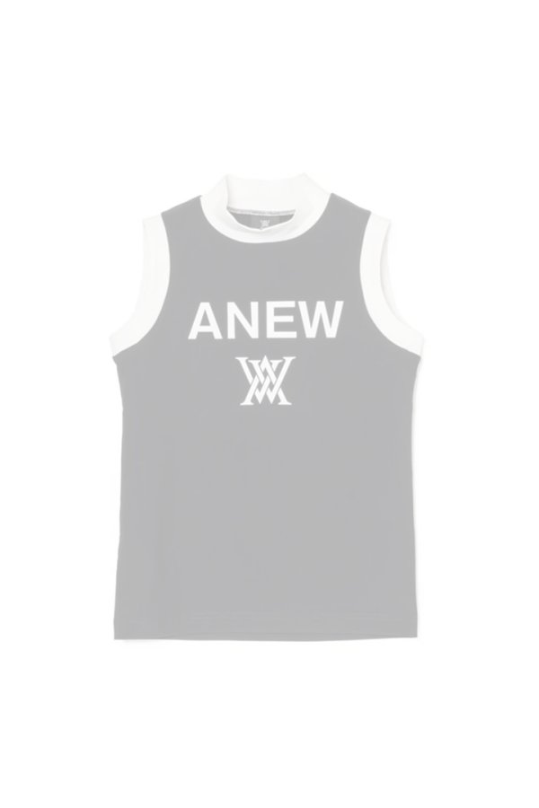 画像1:  {SOLD} アニュー ゴルフ ANEW GOLF WOMEN SLEEVELESS MOCK NECK SHIRT JAPAN LIMITED{-BFS} (1)