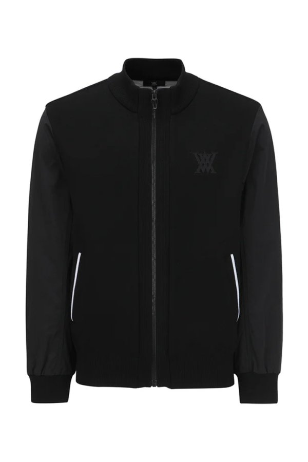 画像1: アニュー ゴルフ ANEW GOLF MEN SP LOGO PATTERN KNIT CARDIGAN{-BEA} (1)