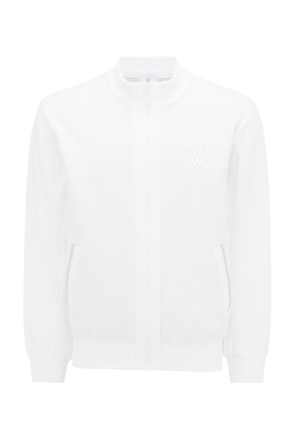 画像1:  {SOLD} アニュー ゴルフ ANEW GOLF MEN SP LOGO PATTERN KNIT CARDIGAN{-BEA} (1)