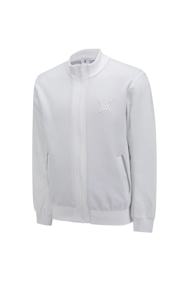 画像3: アニュー ゴルフ ANEW GOLF MEN SP LOGO PATTERN KNIT CARDIGAN{-BEA} (3)