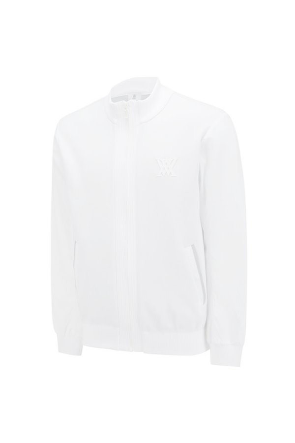画像3:  {SOLD} アニュー ゴルフ ANEW GOLF MEN SP LOGO PATTERN KNIT CARDIGAN{-BEA} (3)