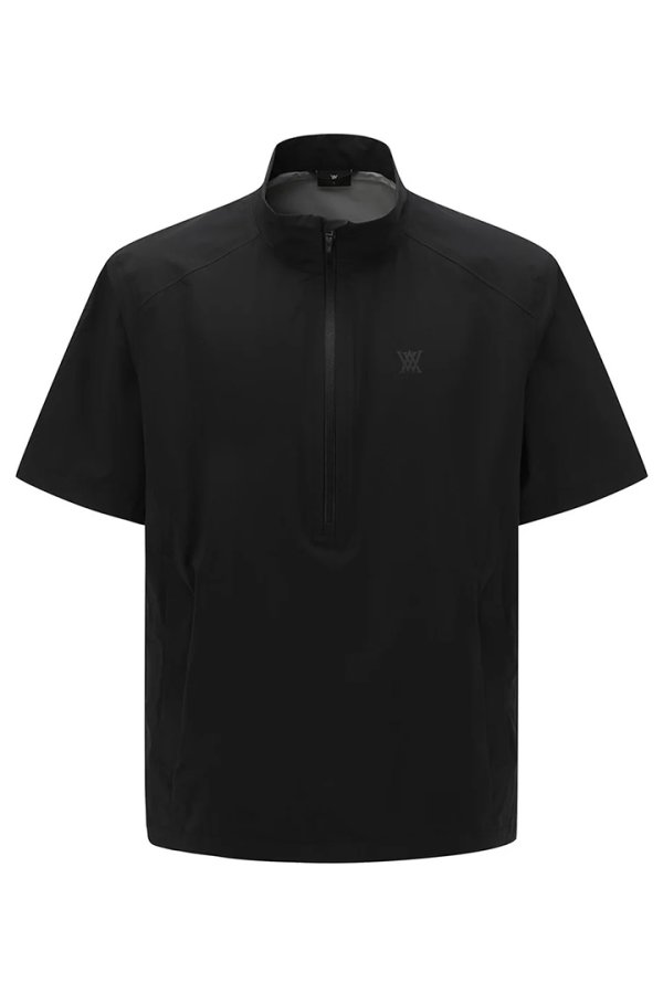 画像1: アニュー ゴルフ ANEW GOLF MEN LOGO HALF ZIP ANORAK{-BFS} (1)