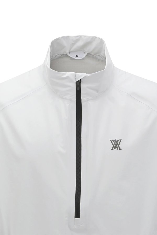 画像5: アニュー ゴルフ ANEW GOLF MEN LOGO HALF ZIP ANORAK{-BFS} (5)