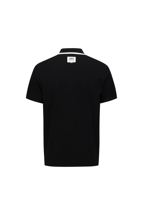 画像2: アニュー ゴルフ ANEW GOLF MEN ROPE LOGO SHORT SLEEVE T-SHIRT{-BFS} (2)