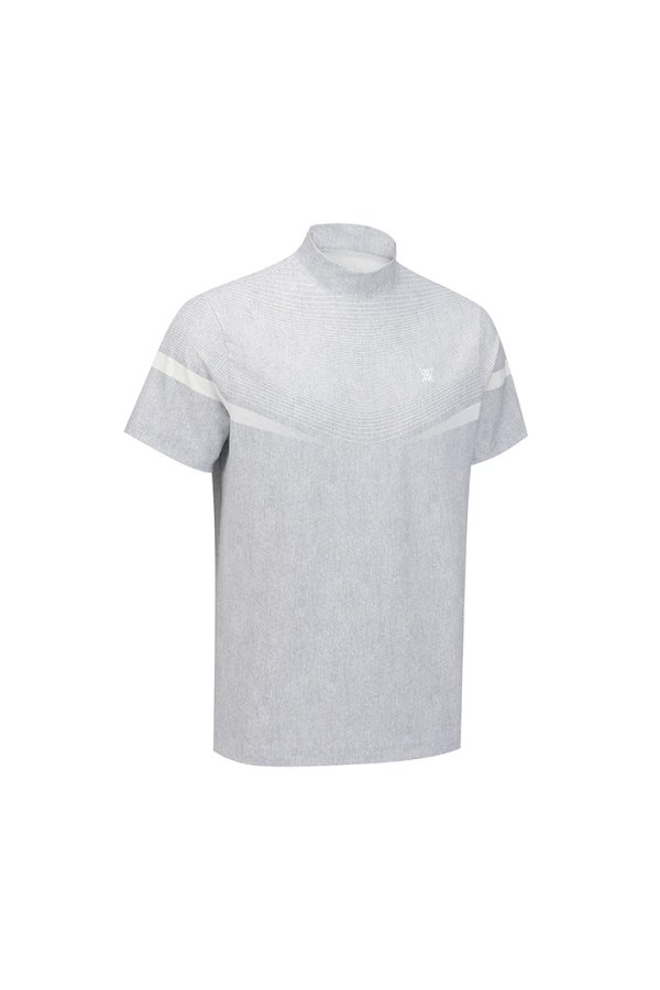 画像4: アニュー ゴルフ ANEW GOLF MEN MOCK NECK SHORT SLEEVE T-SHIRT{-BFS} (4)