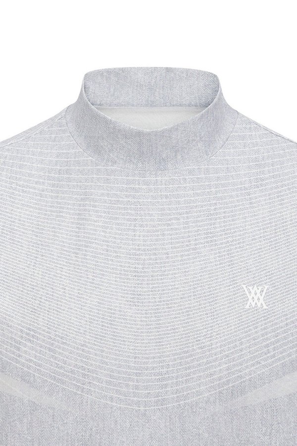 画像5: アニュー ゴルフ ANEW GOLF MEN MOCK NECK SHORT SLEEVE T-SHIRT{-BFS} (5)
