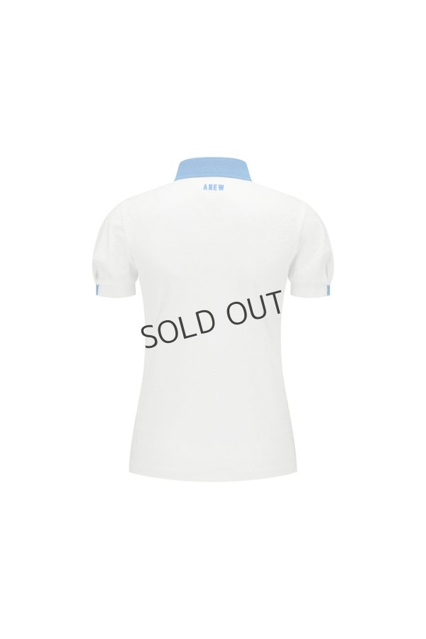 画像2: {SOLD}アニュー ゴルフ ANEW GOLF WOMEN BACK ZIP T-SHIRT{-BFS} (2)