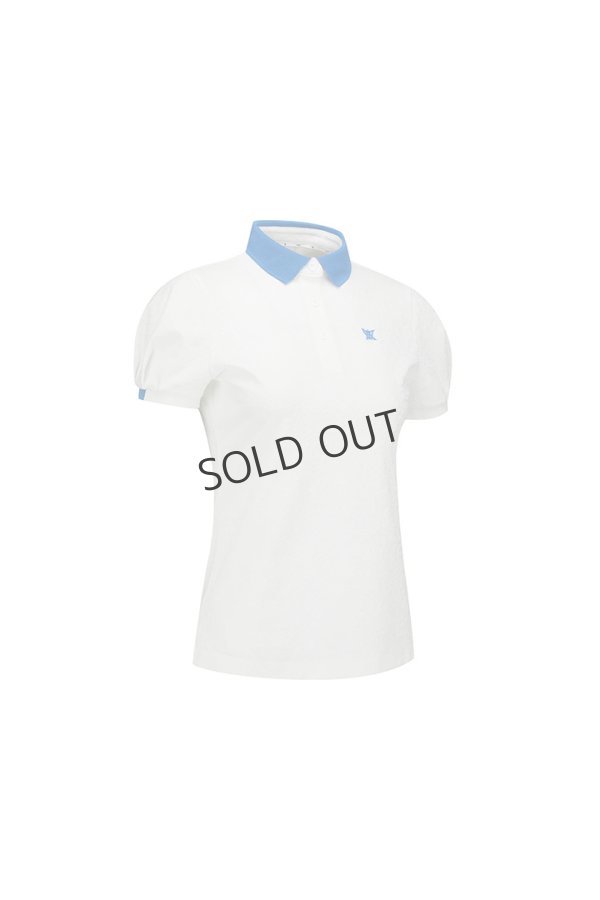 画像4: {SOLD}アニュー ゴルフ ANEW GOLF WOMEN BACK ZIP T-SHIRT{-BFS} (4)