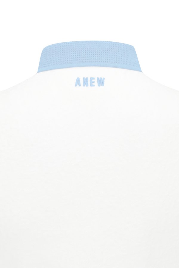 画像8:  {SOLD} アニュー ゴルフ ANEW GOLF WOMEN BACK ZIP T-SHIRT{-BFS} (8)
