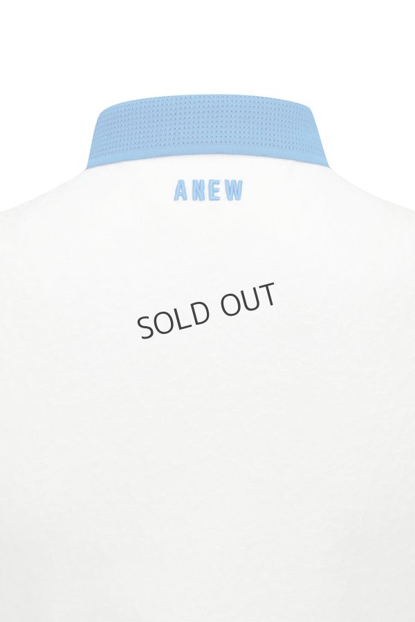 画像8: {SOLD}アニュー ゴルフ ANEW GOLF WOMEN BACK ZIP T-SHIRT{-BFS} (8)