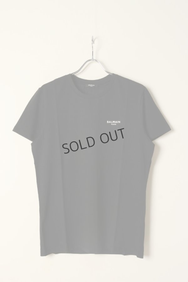 画像1: BALMAIN バルマン Balmainロゴ エコ コットンTシャツ{-BCS} (1)