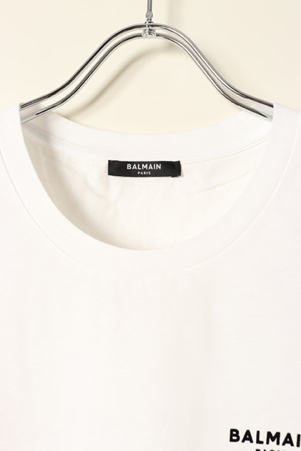 画像3: 【 30%OFF セール57,200円→40,040円】 BALMAIN バルマン Balmainロゴ エコ コットンTシャツ{-BCS} (3)