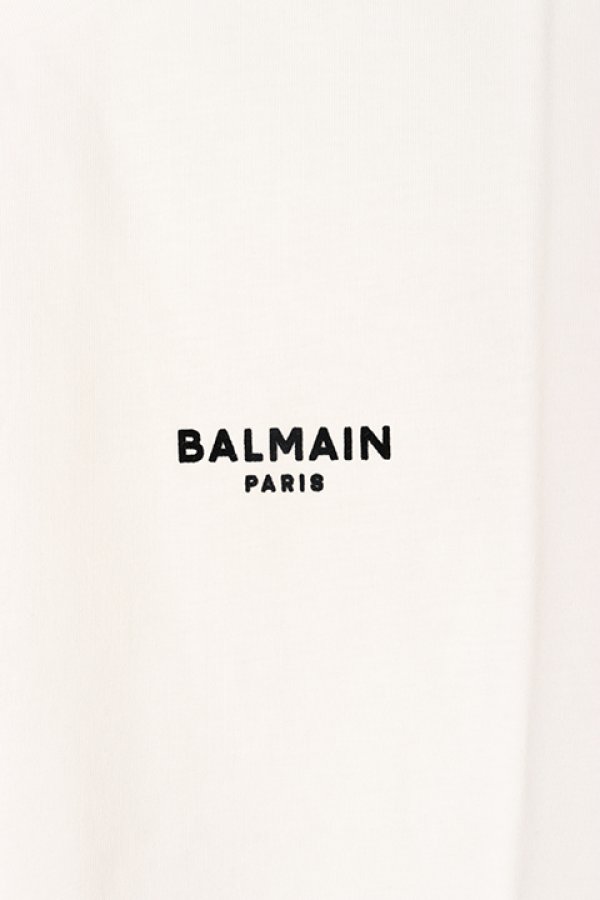 画像4: 【 30%OFF セール57,200円→40,040円】 BALMAIN バルマン Balmainロゴ エコ コットンTシャツ{-BCS} (4)