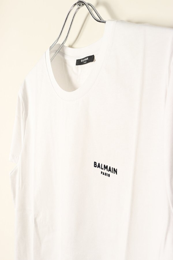 画像5: 【 30%OFF セール57,200円→40,040円】 BALMAIN バルマン Balmainロゴ エコ コットンTシャツ{-BCS} (5)
