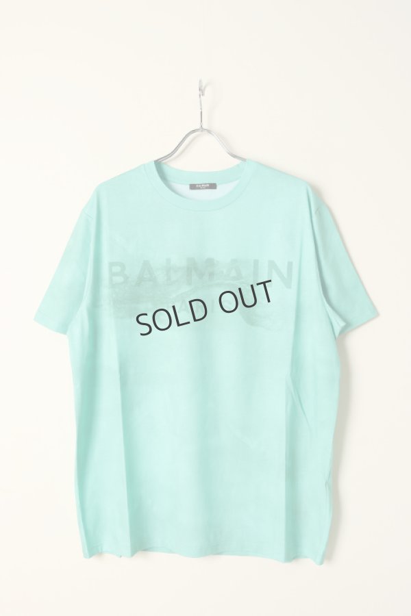 画像1: {SOLD}BALMAIN バルマン Balmain Paris デザートロゴ エココットン Tシャツ{-BCS} (1)