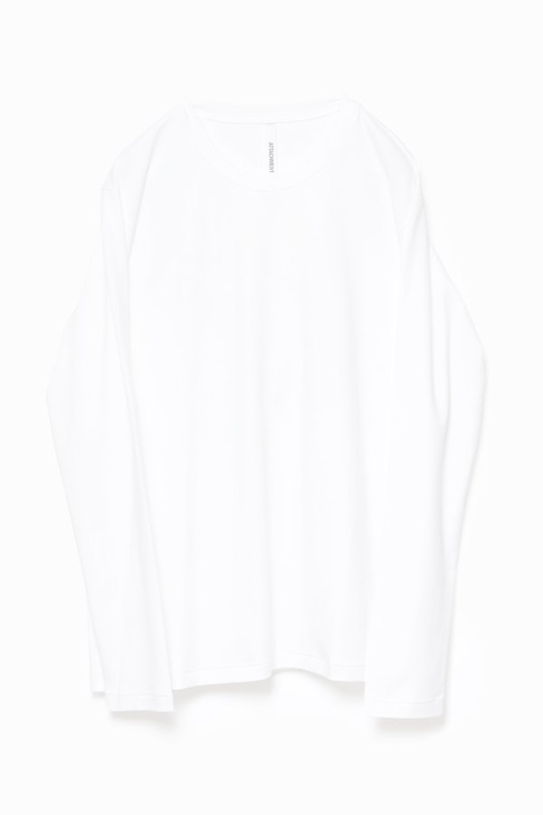 画像1: ATTACHMENT アタッチメント コットンダブルフェイス スリムフィットL/S Tシャツ{-BFS} (1)