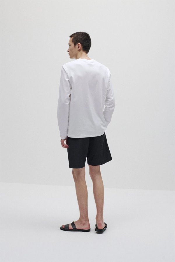 画像3: ATTACHMENT アタッチメント コットンダブルフェイス スリムフィットL/S Tシャツ{-BFS} (3)