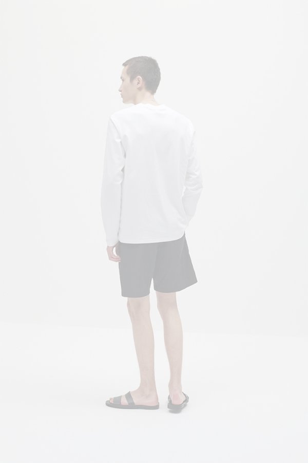 画像4: ATTACHMENT アタッチメント コットンダブルフェイス スリムフィットL/S Tシャツ{-BFS} (4)