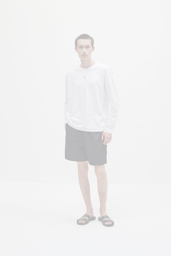 画像5: ATTACHMENT アタッチメント コットンダブルフェイス スリムフィットL/S Tシャツ{-BFS} (5)