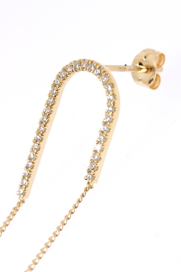 画像3: 【 30%OFF セール138,600円→97,020円】 AHKAH アーカー ルクールダイヤモンドピアス（片耳用）{AK1484010400-AIA} (3)