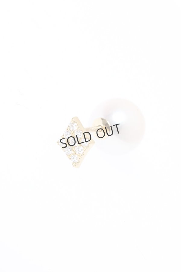 画像4: {SOLD}AHKAH アーカー マーチ(ダイヤ)ピアス(片耳用)【2019 Holiday Collection】{AK1503010400-AIA} (4)