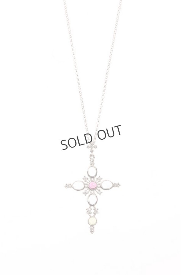 画像1: {SOLD}AHKAH アーカー ロスボランテロングクロスネックレス{AK0747100100-} (1)