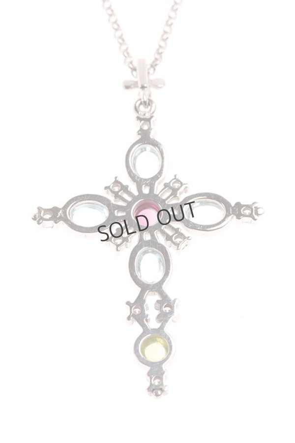 画像4: {SOLD}AHKAH アーカー ロスボランテロングクロスネックレス{AK0747100100-} (4)