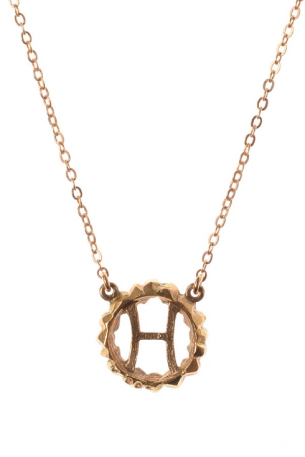 画像4: 【 30%OFF セール44,000円→30,800円】 AHKAH アーカー ストーンレメディイニシャルネックレス H{AK0852010100-} (4)