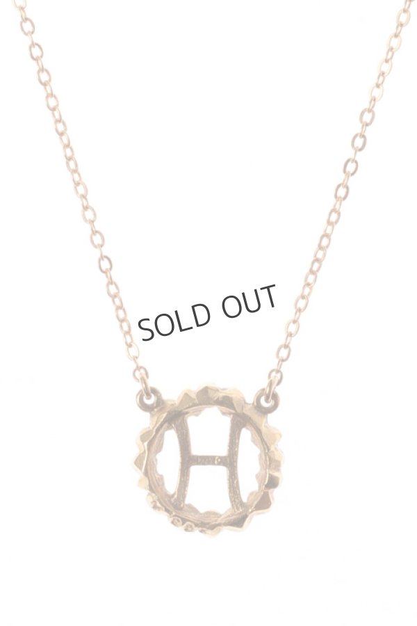 画像4: {SOLD}AHKAH アーカー ストーンレメディイニシャルネックレス H{AK0852010100-} (4)