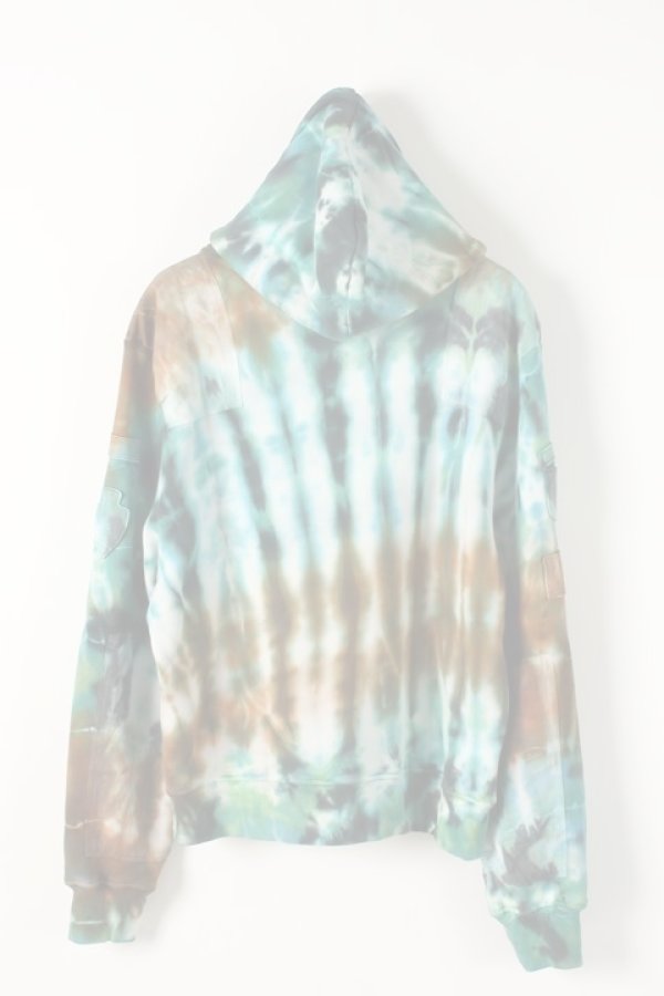 画像2:  {SOLD} AMIRI アミリ TIE DYE OVERSIZED HOODIE {-AIA}  :AM-1909-01-BLU-S  (2)
