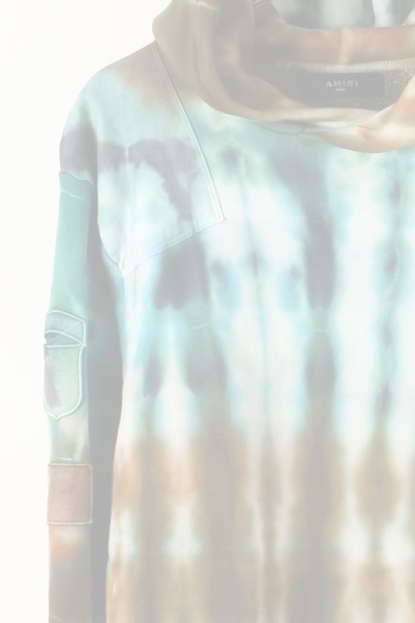 画像4:  {SOLD} AMIRI アミリ TIE DYE OVERSIZED HOODIE {-AIA}  :AM-1909-01-BLU-S  (4)