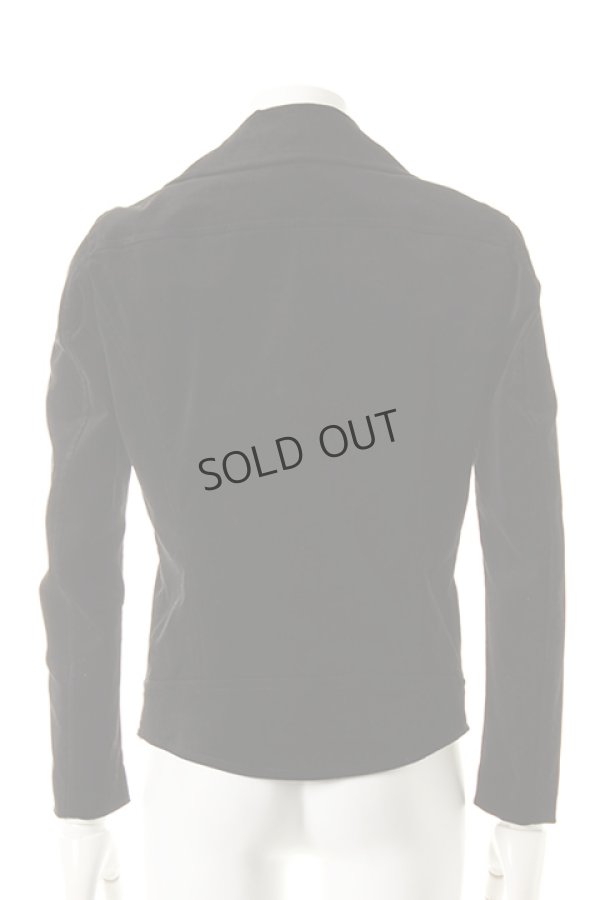 画像2: {SOLD}ato アトウ インディゴベルベットダブルライダース{-} (2)