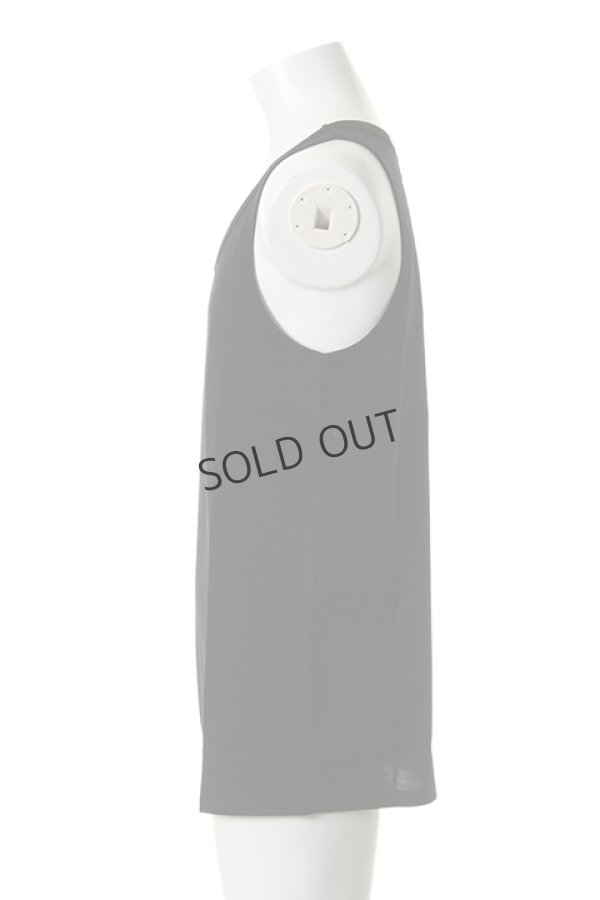 画像3: {SOLD}ato アトウ コットン88/2 ハイゲージ天竺タンクトップ{-AFS} (3)